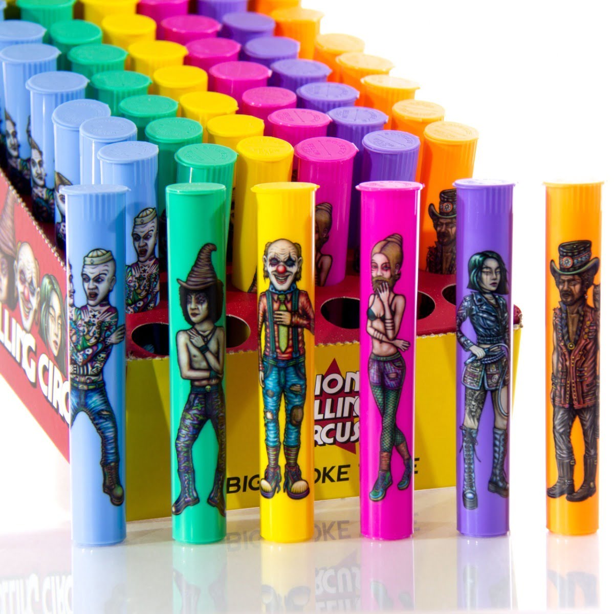 Lion Rolling Circus Blunt Holder King Size 48ct per box