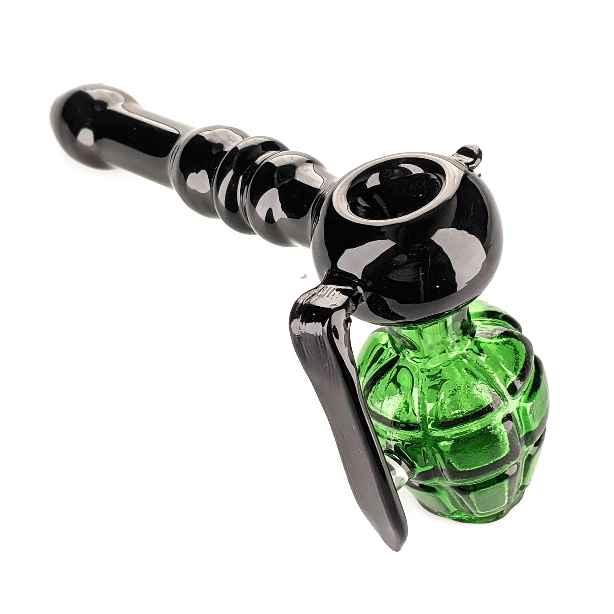 Green go Grenade Bubbler