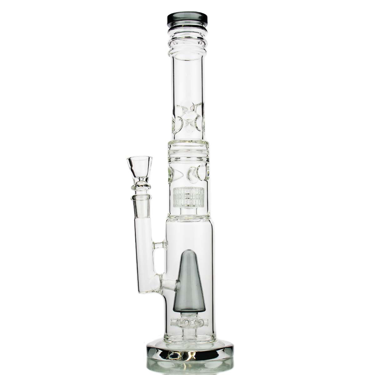 Pipa de agua con cono y percolador de doble matriz incluye bol de hierbas 16"