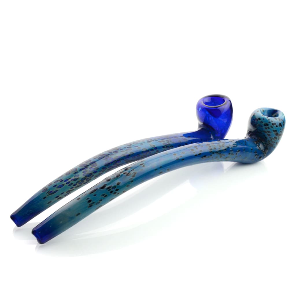 10" Sherlock Pipe Color Tube With Dot Design