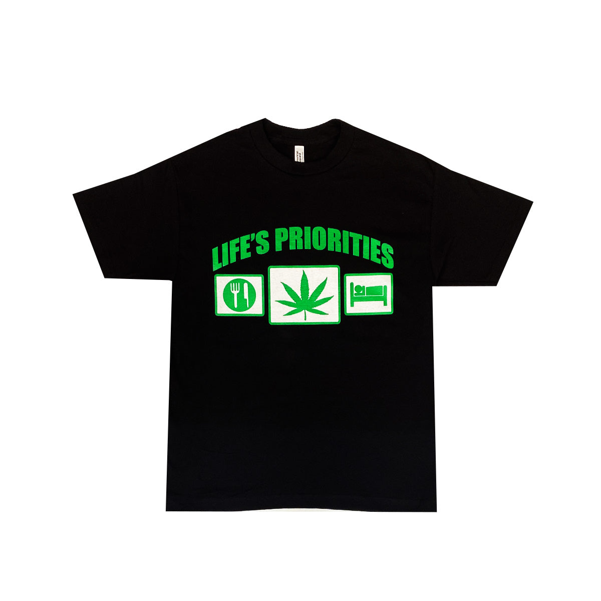 Life's Priorities 100% Cotton T-Shirt, Pack of 5 Units, M, L, XL, XXL, XXXL