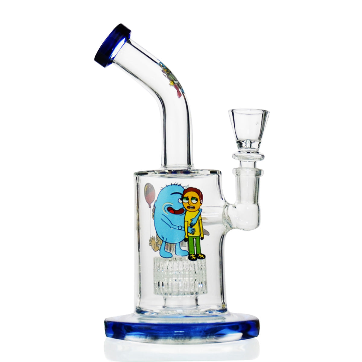 Pipa de agua con percolador de ducha Matrix y cuenco macho de 14 mm incluido 8"