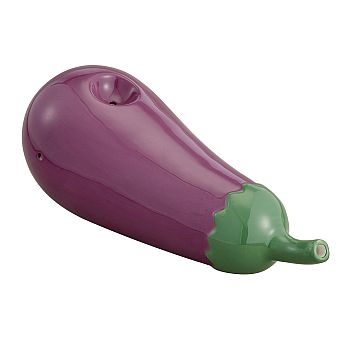 Ceramic Eggplant Hand Pipe