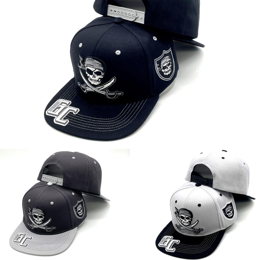 Snapback "Skull Pirate" Hat Embroidered
