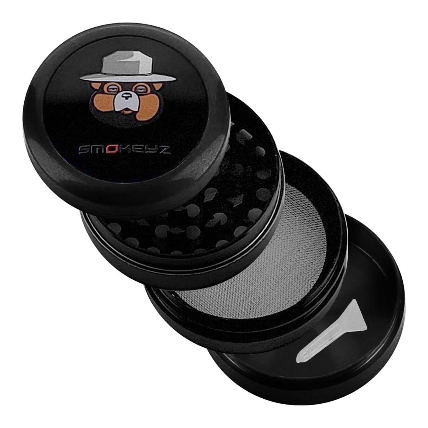 Smokeyz 4-part Metal Duotone Herb Grinder