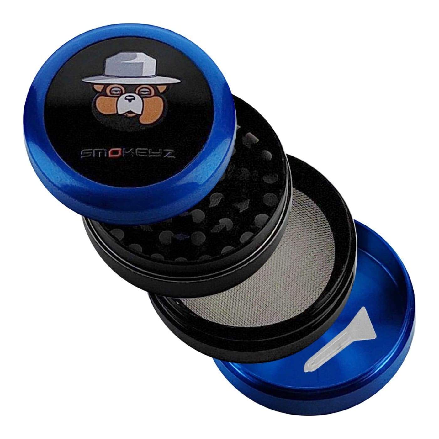 Smokeyz 4-part Metal Duotone Herb Grinder