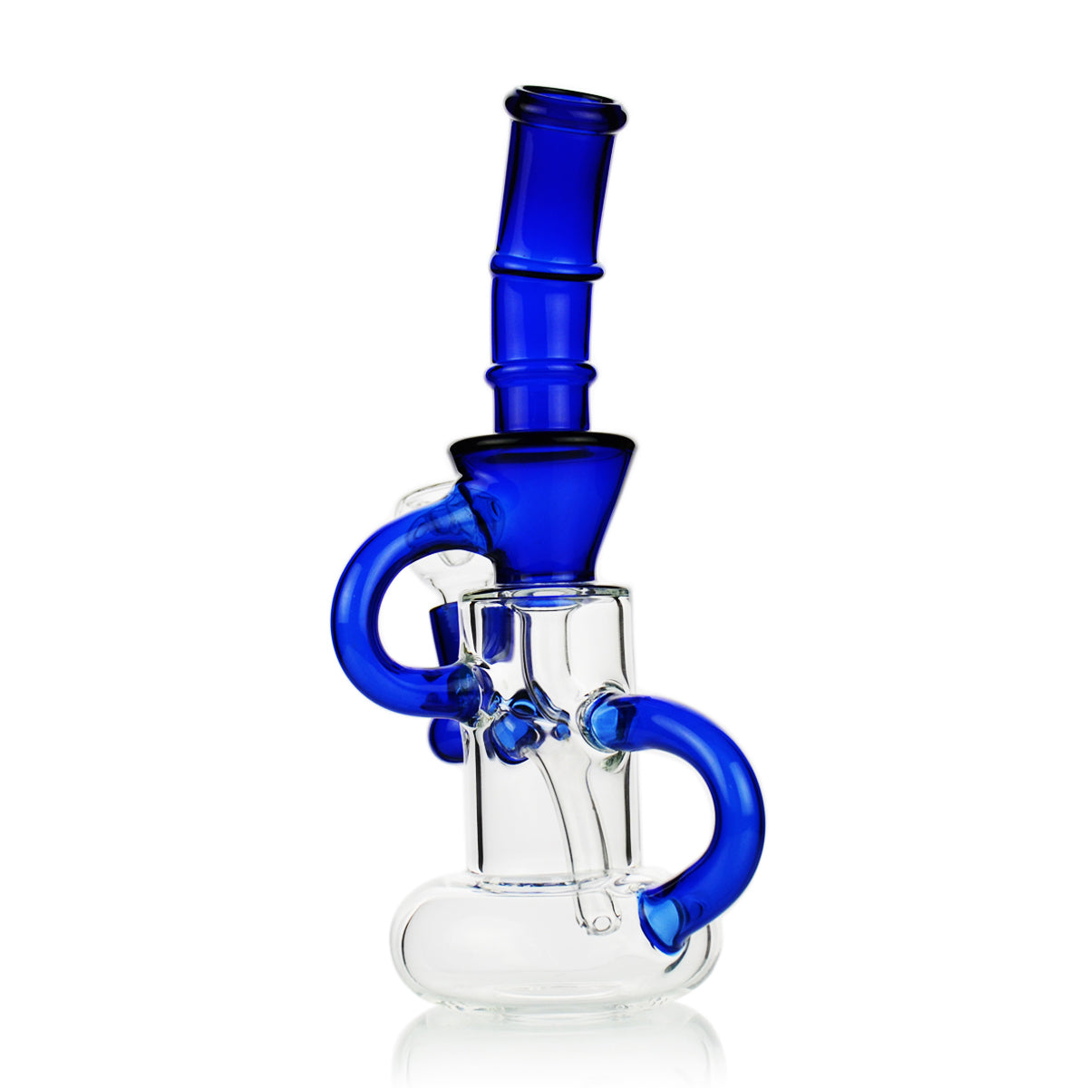 Bong reciclador de 8,5" con cazoleta macho de 14 mm