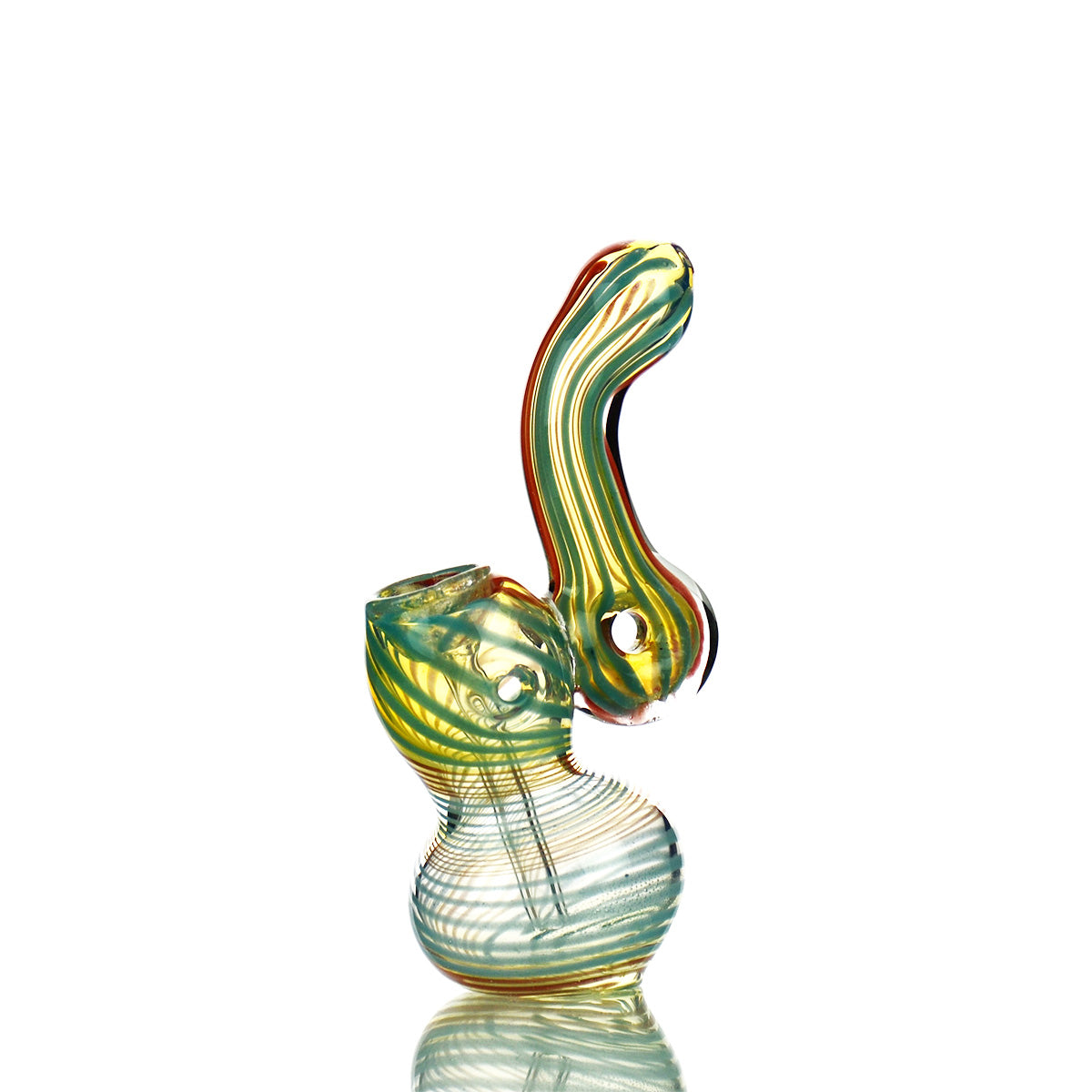 5" Donut Bubbler Swirling Line Art