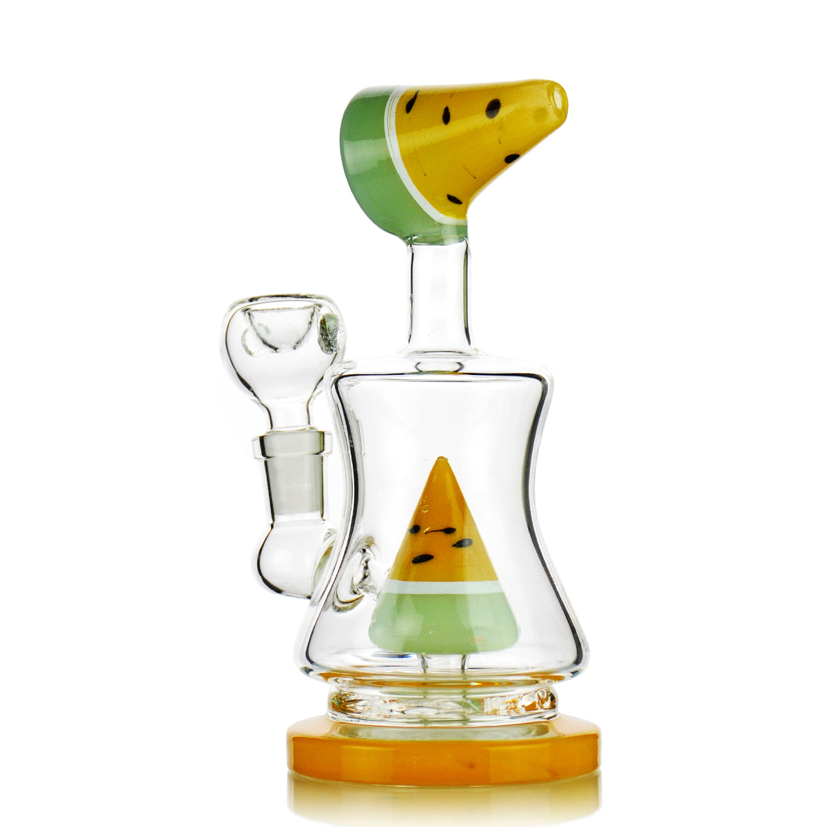 7" Watermelon Water Pipe Bong with Shower and 14mm Male Bowl