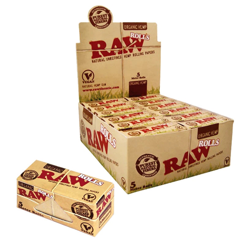 Rollos de cáñamo orgánico RAW