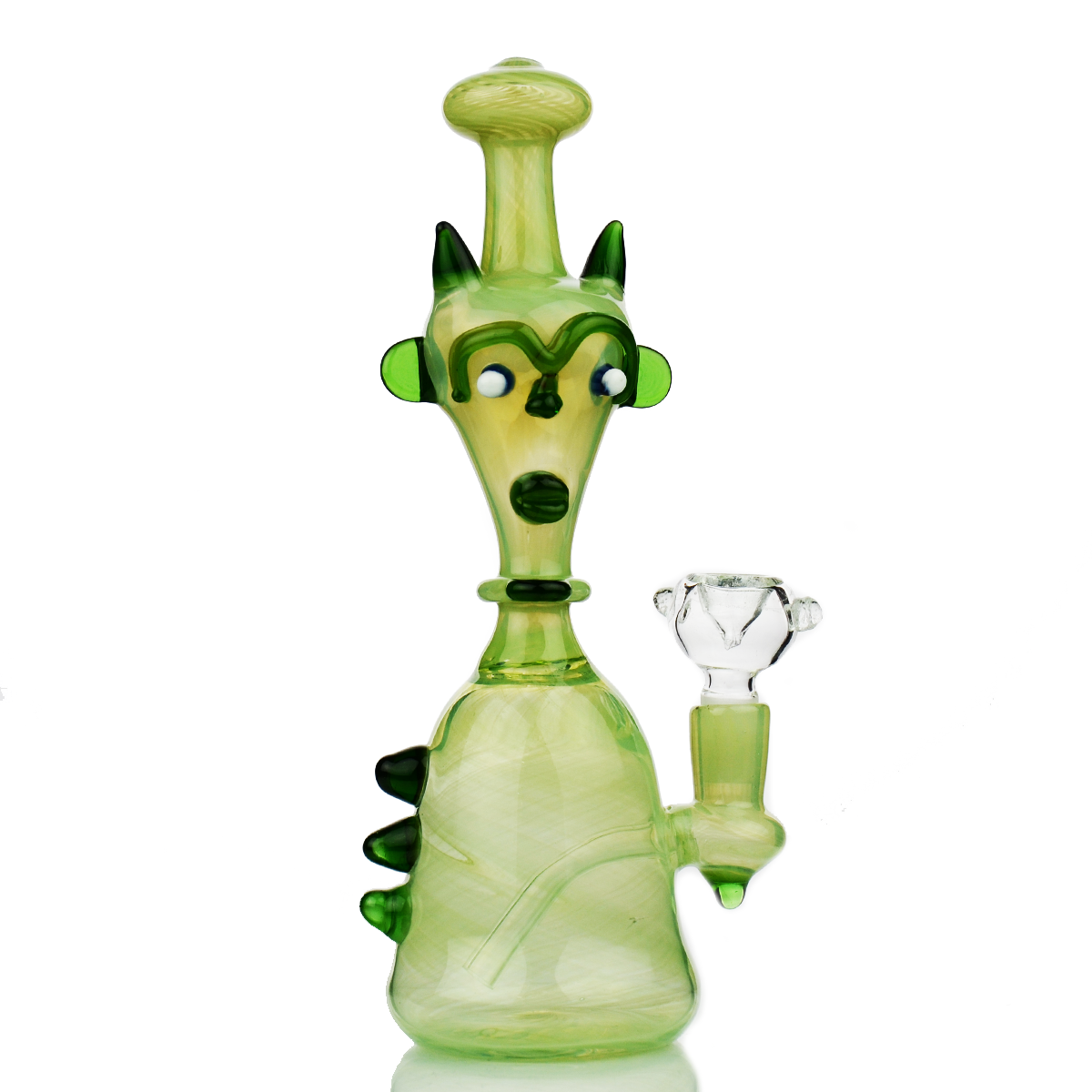 9" Alien Bong Bong de vidrio novedoso con tazón macho de 14 mm