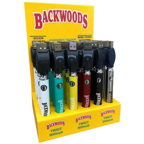 BACKWOODS TWIST DISPLAY KIT 900MAH 30CT
