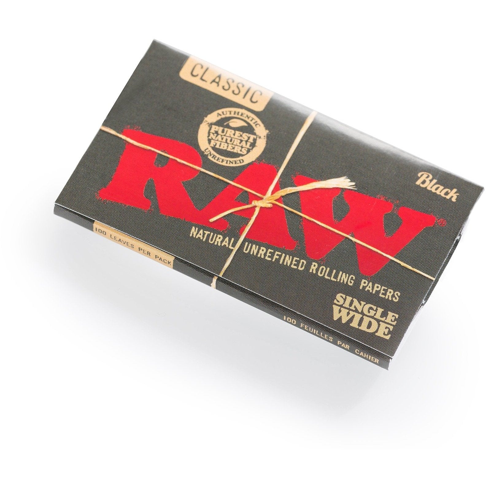 RAW Negro Sencillo Ancho