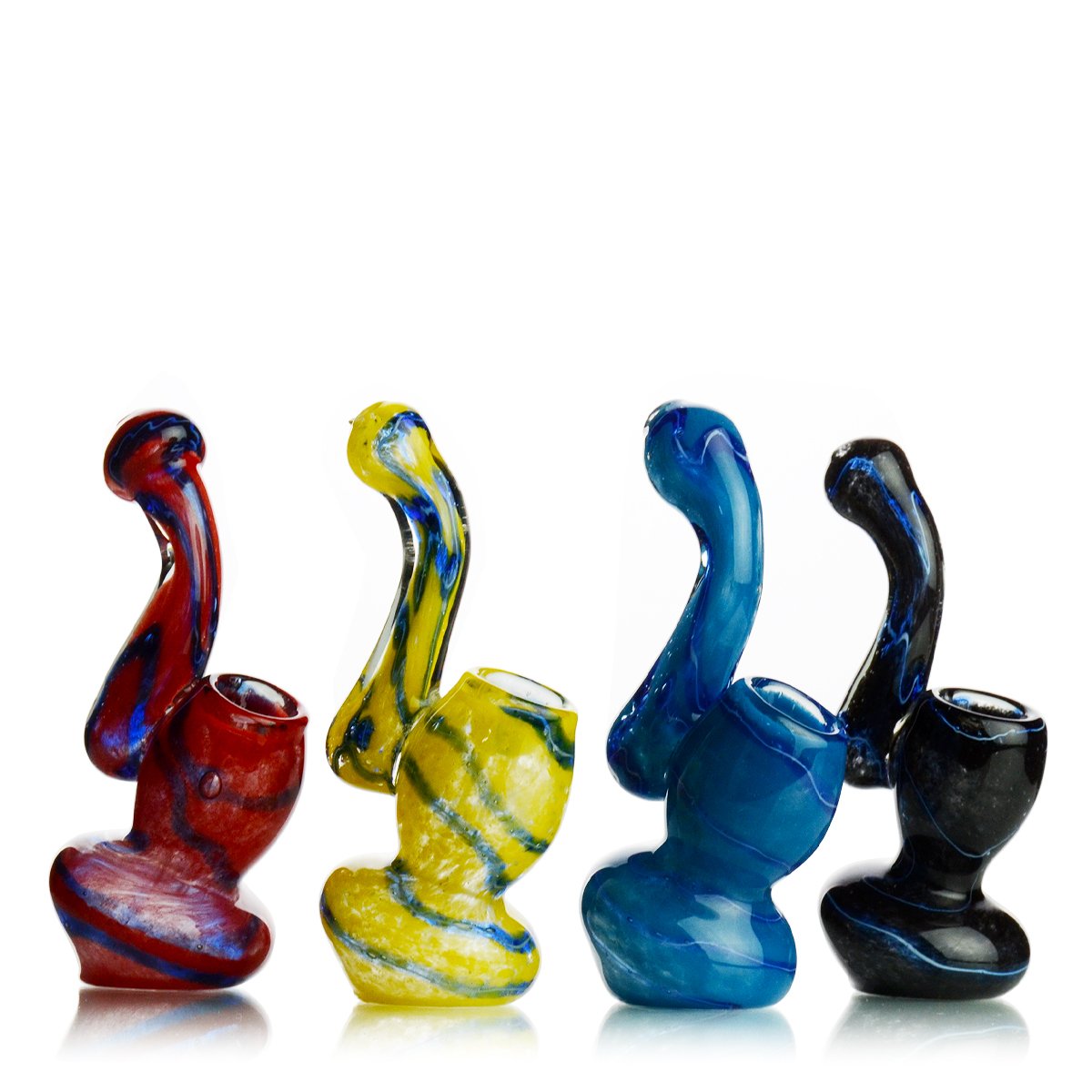 X mini frita colores Bubbler pequeño