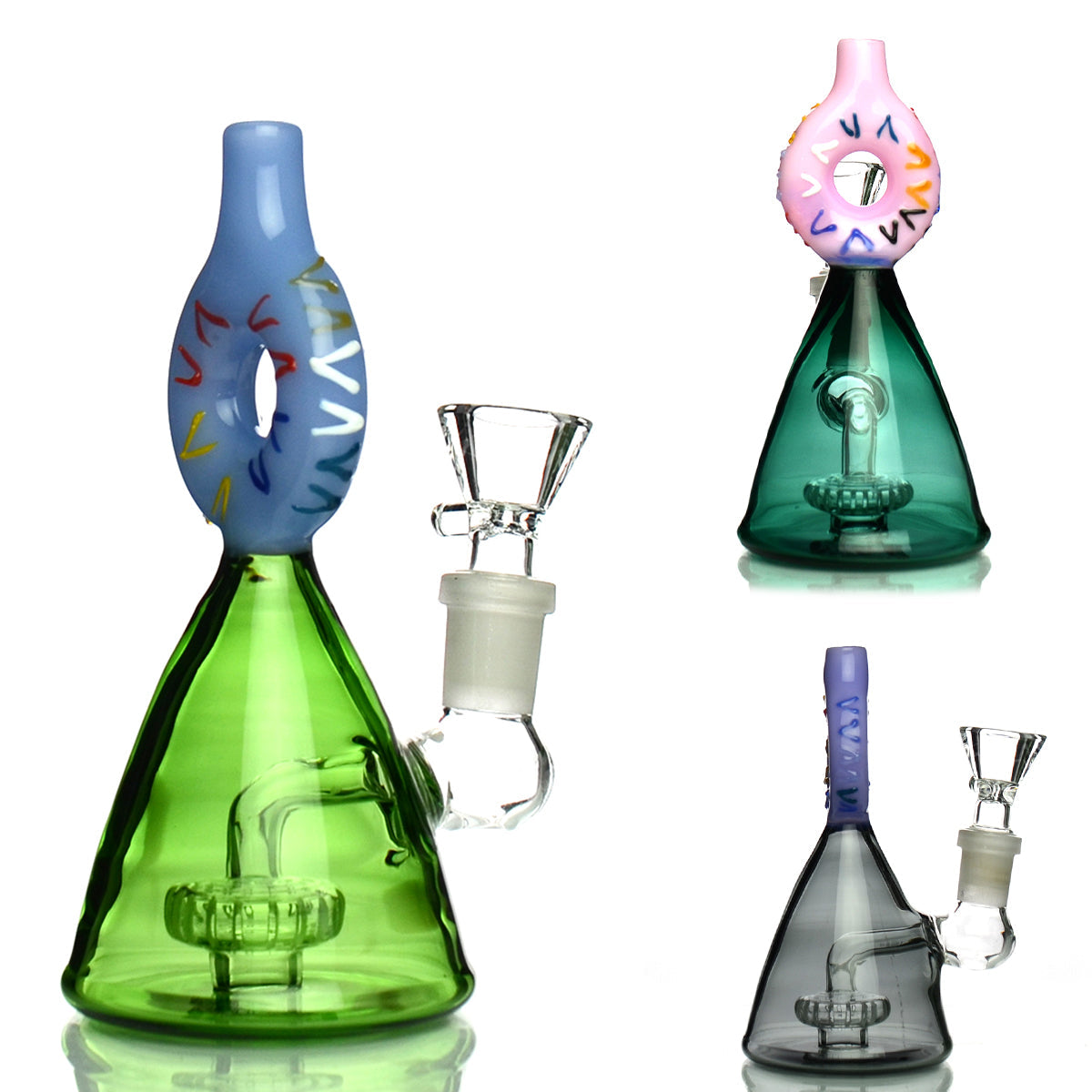 Birthday Cake Donut Slime Color Bong "6