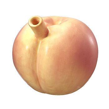 Ceramic Peach Hand pipe