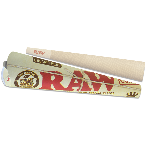 RAW Organic Hemp Kingsize Cones