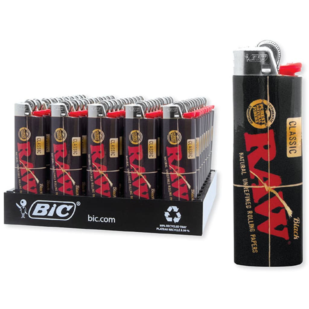 Mechero Desechable Bic Se Raw Classic 50 Display