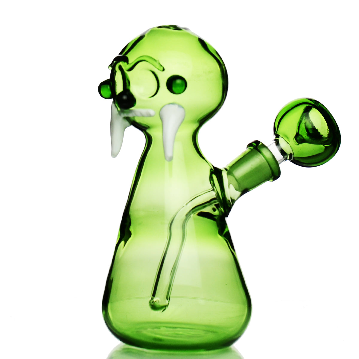 Tubo de agua de vidrio Dracula Color Tube - 5.5 "de altura con tazón macho de 14 mm"