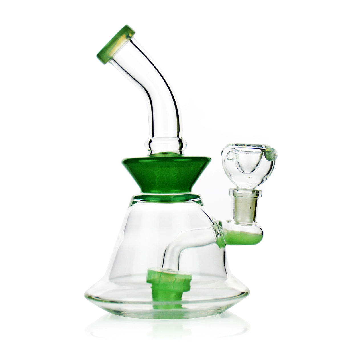 7.5" Slime Conical Bong with Round Perc Shower 14mm Male Bowl
