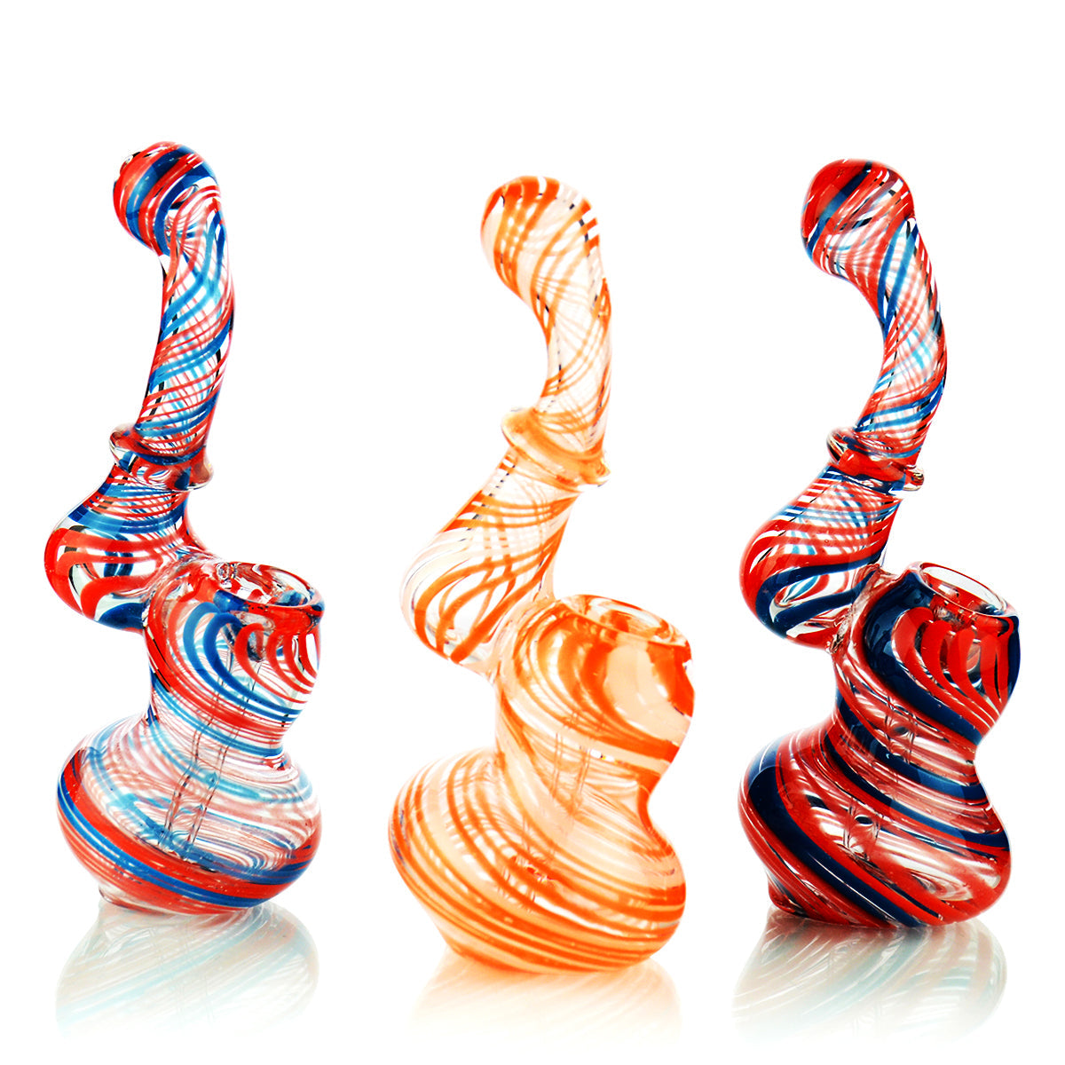 5" Inside Twisting Bubbler