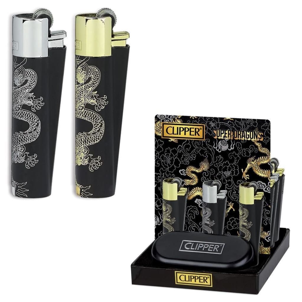 Clipper Metal Super Dragons Lighter