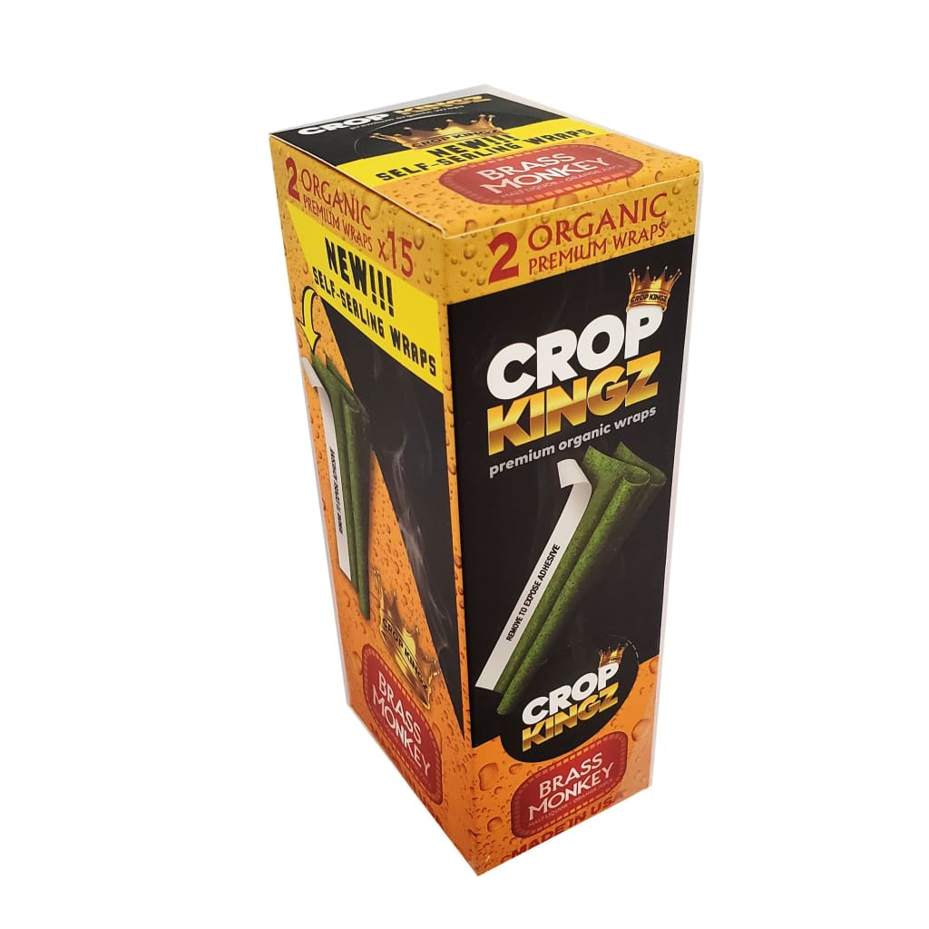 Envolturas de cáñamo orgánico premium de Crop Kingz - Latón