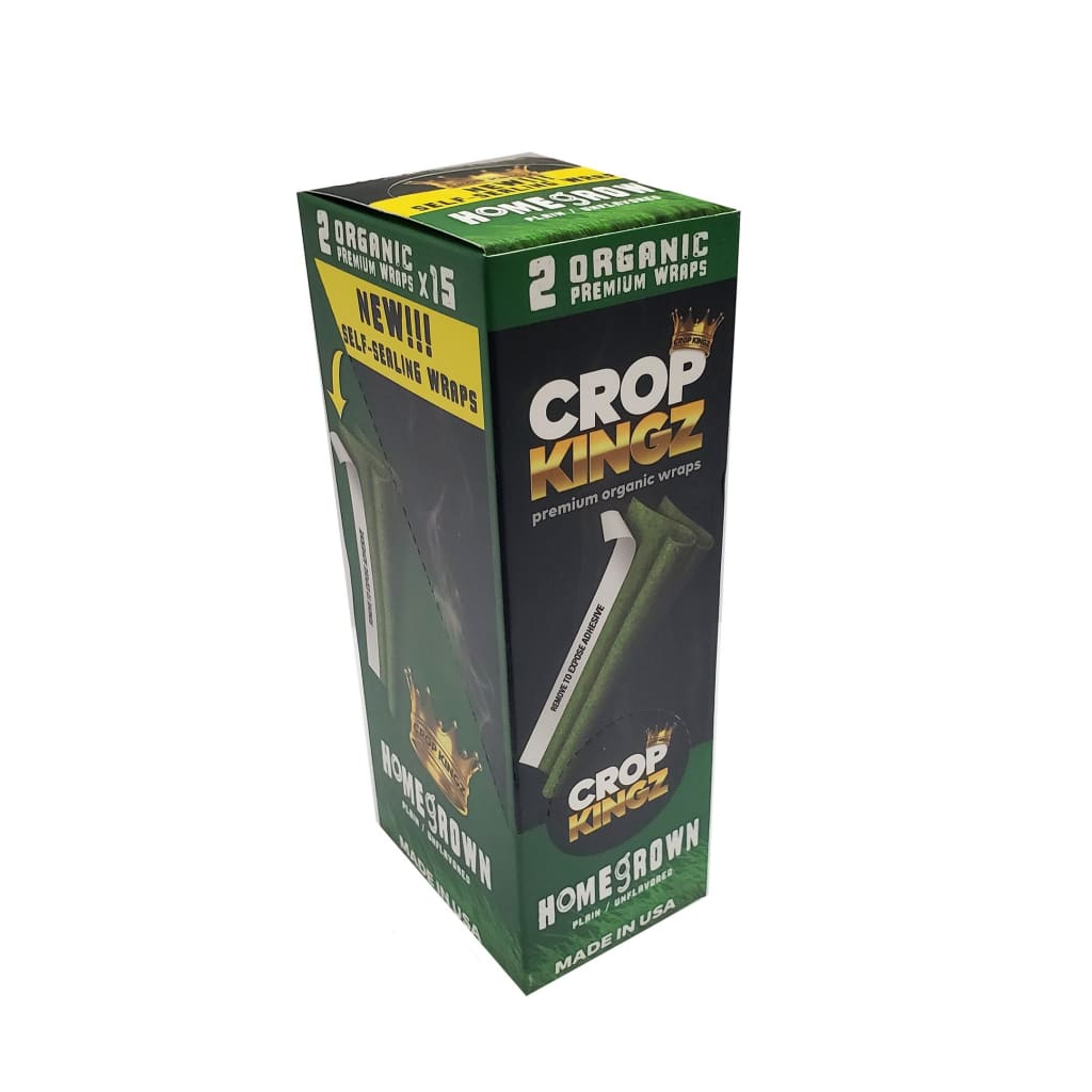 Envolturas de cáñamo orgánico premium de Crop Kingz - de cosecha propia