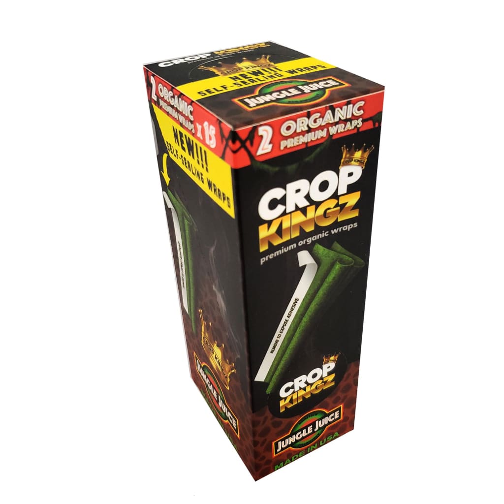 Envolturas de cáñamo orgánico premium de Crop Kingz - Jungle