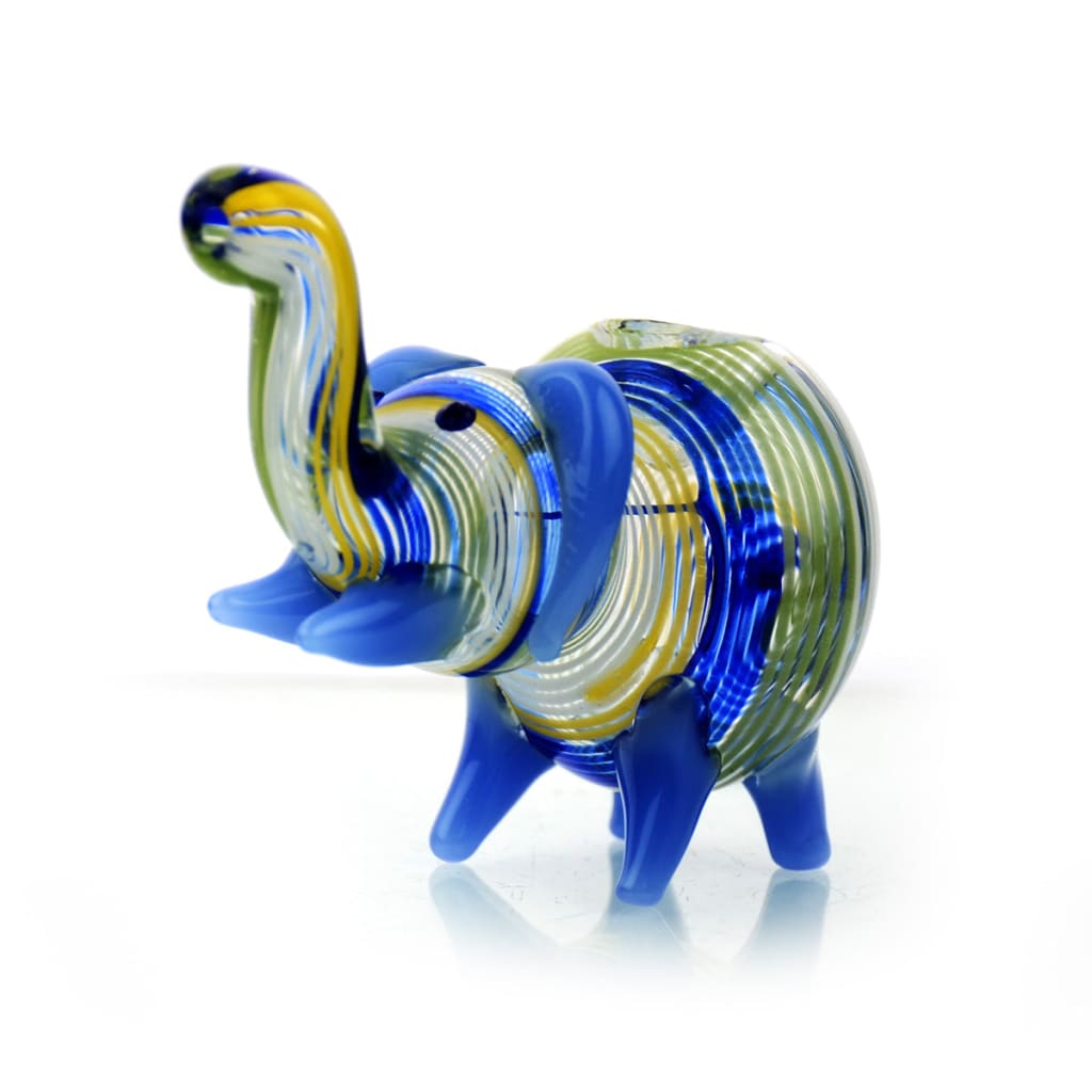 Elephant Color Spiral Design
