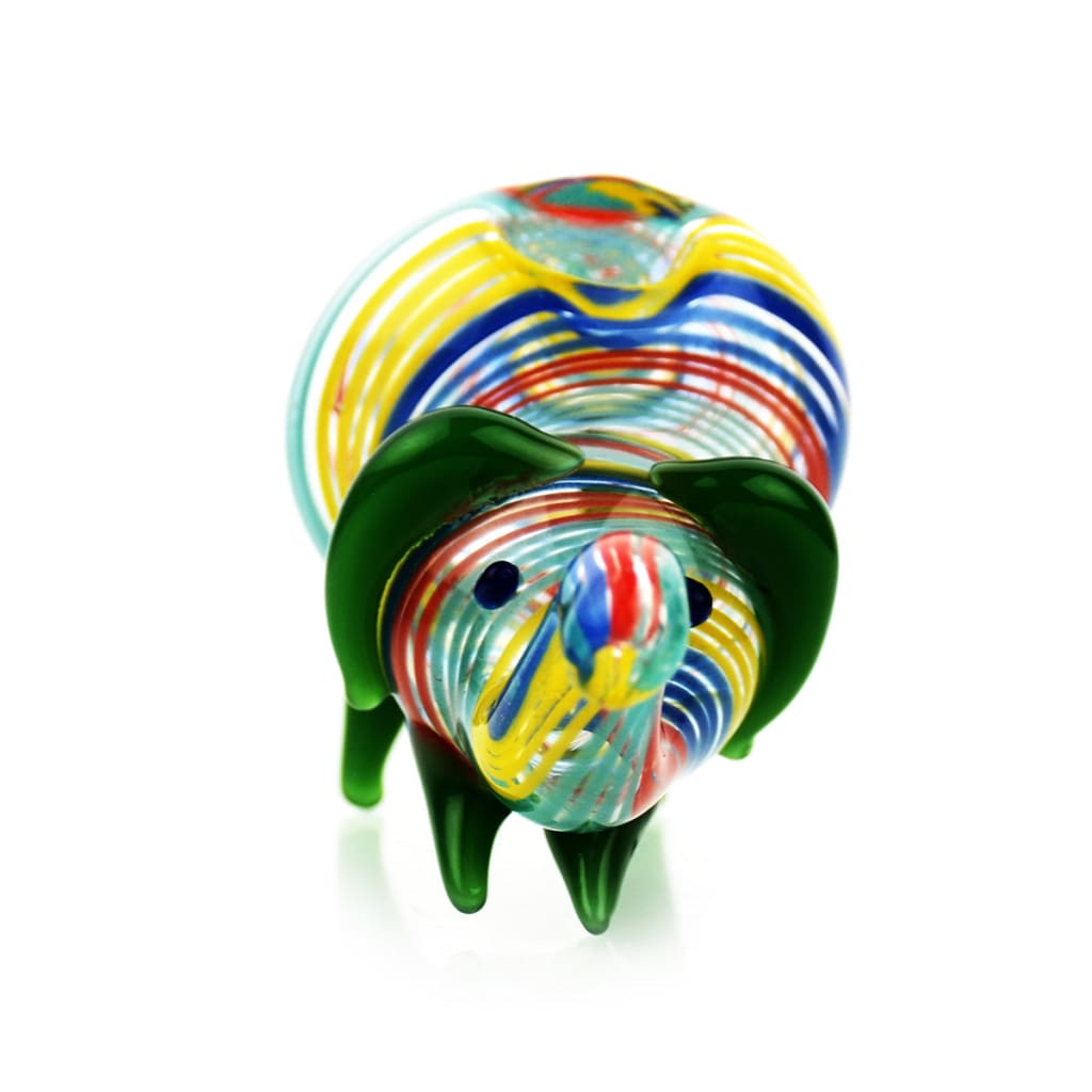 Elephant Color Spiral Design