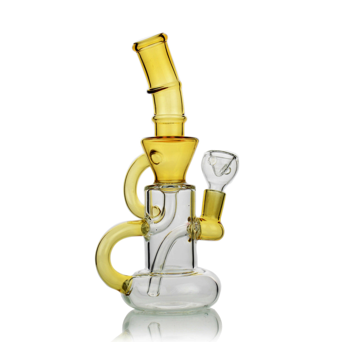 Bong reciclador de 8,5" con cazoleta macho de 14 mm