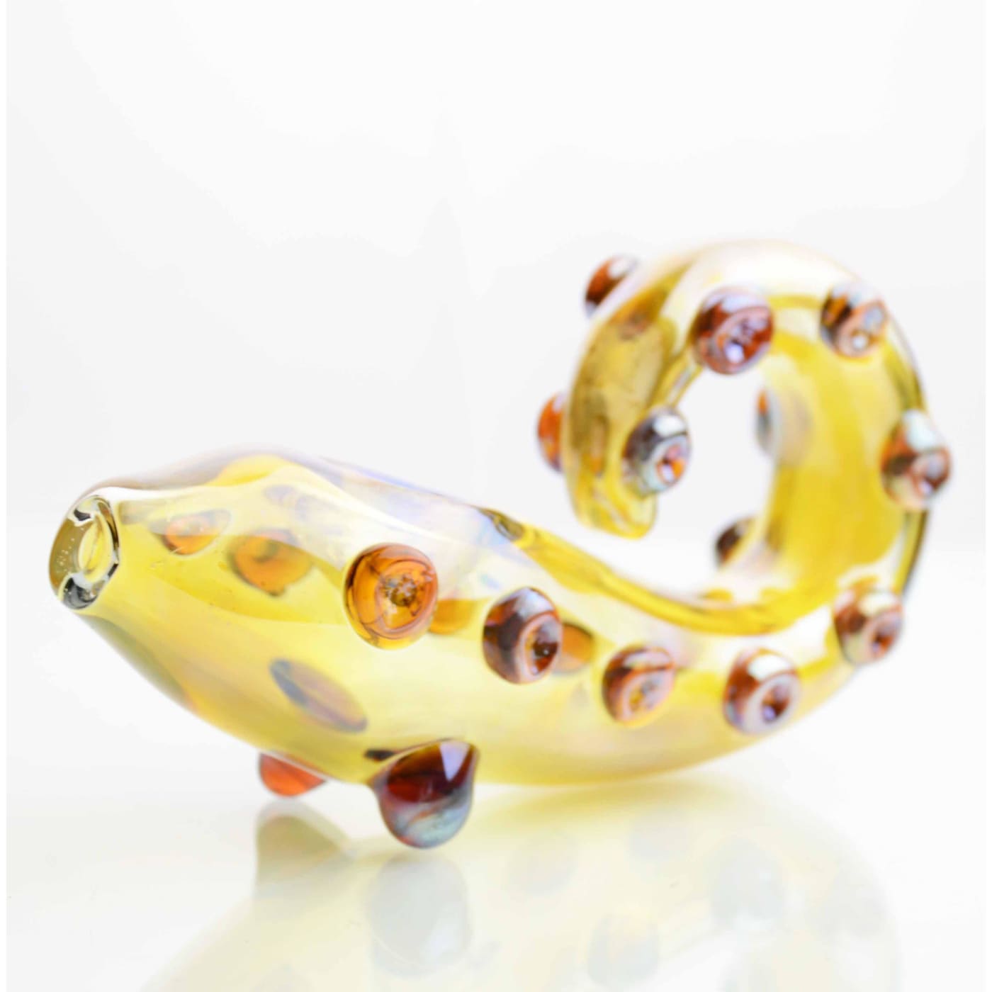 5 Glass Hand Pipe Octupus Leg Design Fumed 130-135 Grams