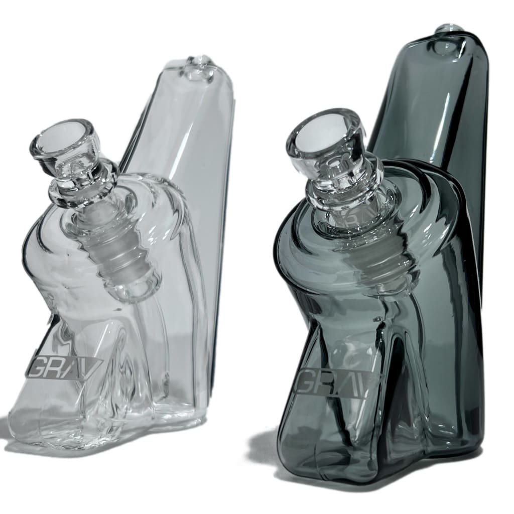 Grav® Webge Bubbler With 14mm Cup Bowl And 45° Male Banger