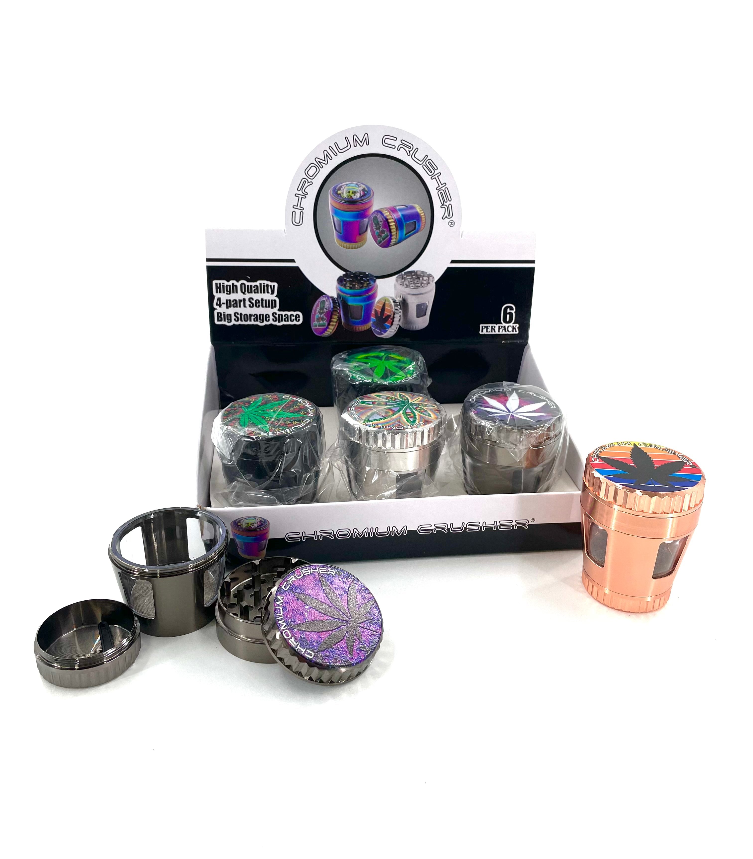 Trituradora de cromo Leaf Taper 50 mm Grinder - 6 unidades