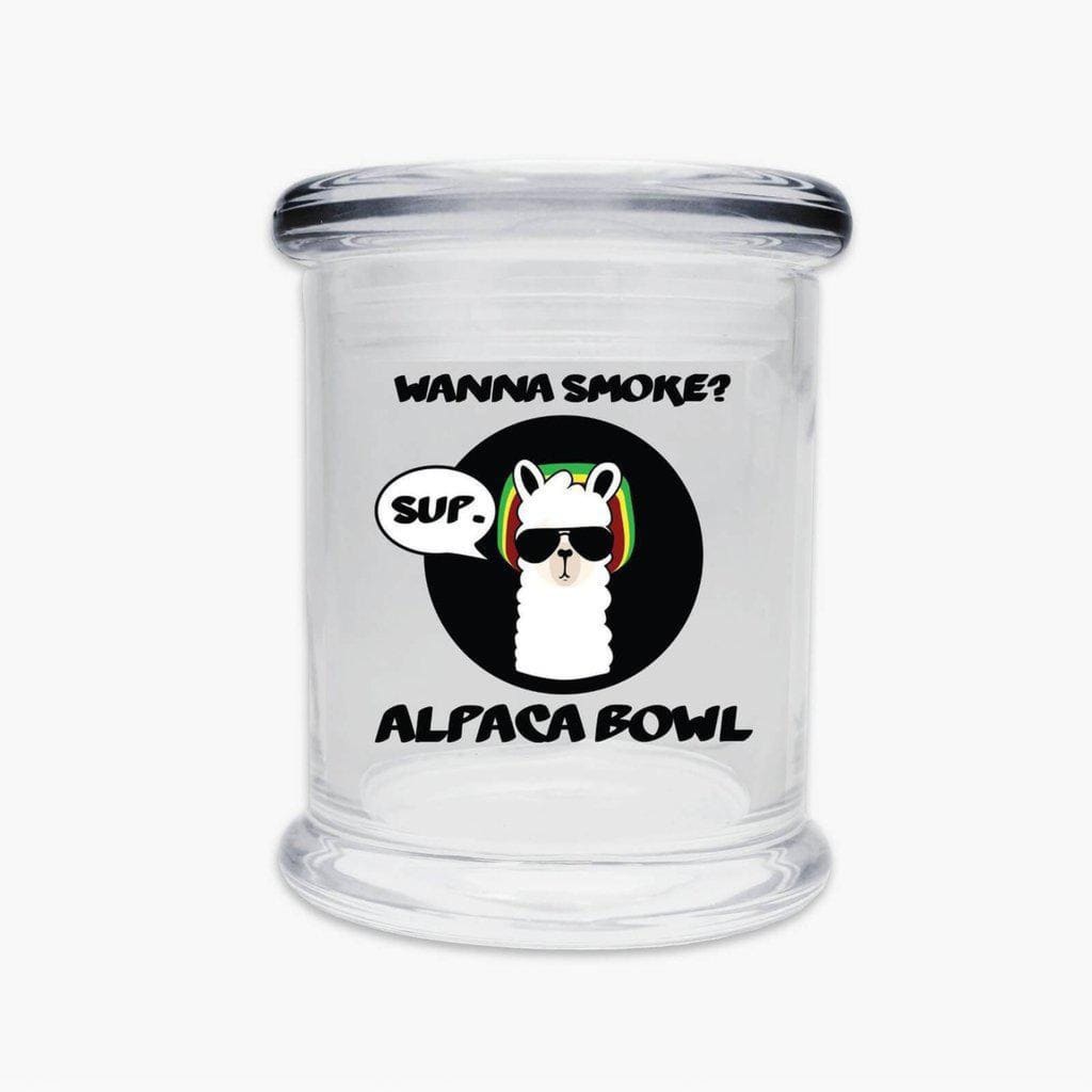 Juggz Alpaca Bowl Glass Jar