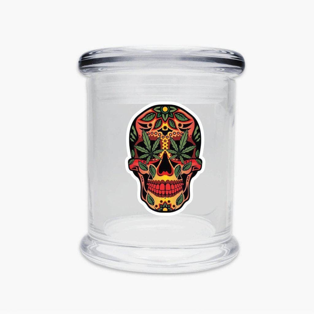 Juggz Skull Glass Jar