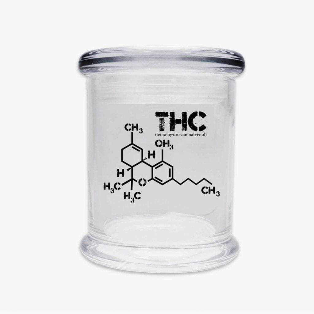 Juggz Thc Molecule Glass Jar