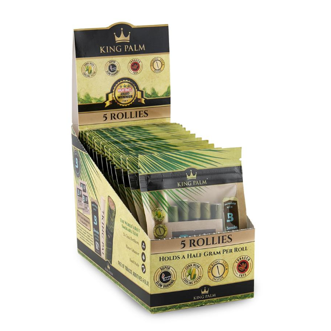 King Palm Rollies 5pk w/ Boveda - 15ct