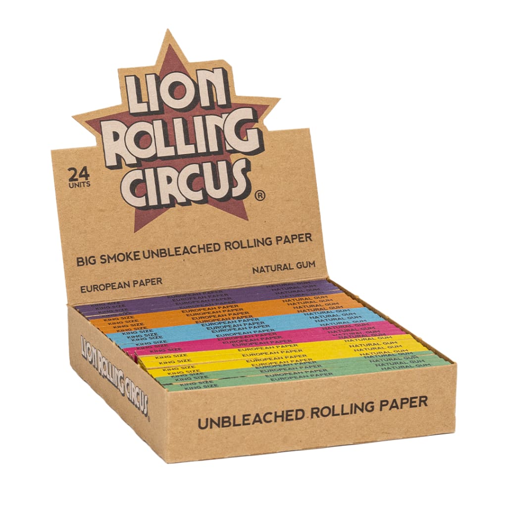 Unbleached Rolling Papers King Size - 24ct per box