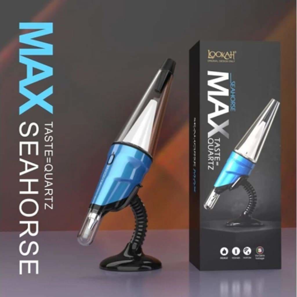 Lookah Seahorse Max Dab Wax Nectar Pen With Glass Bubbler