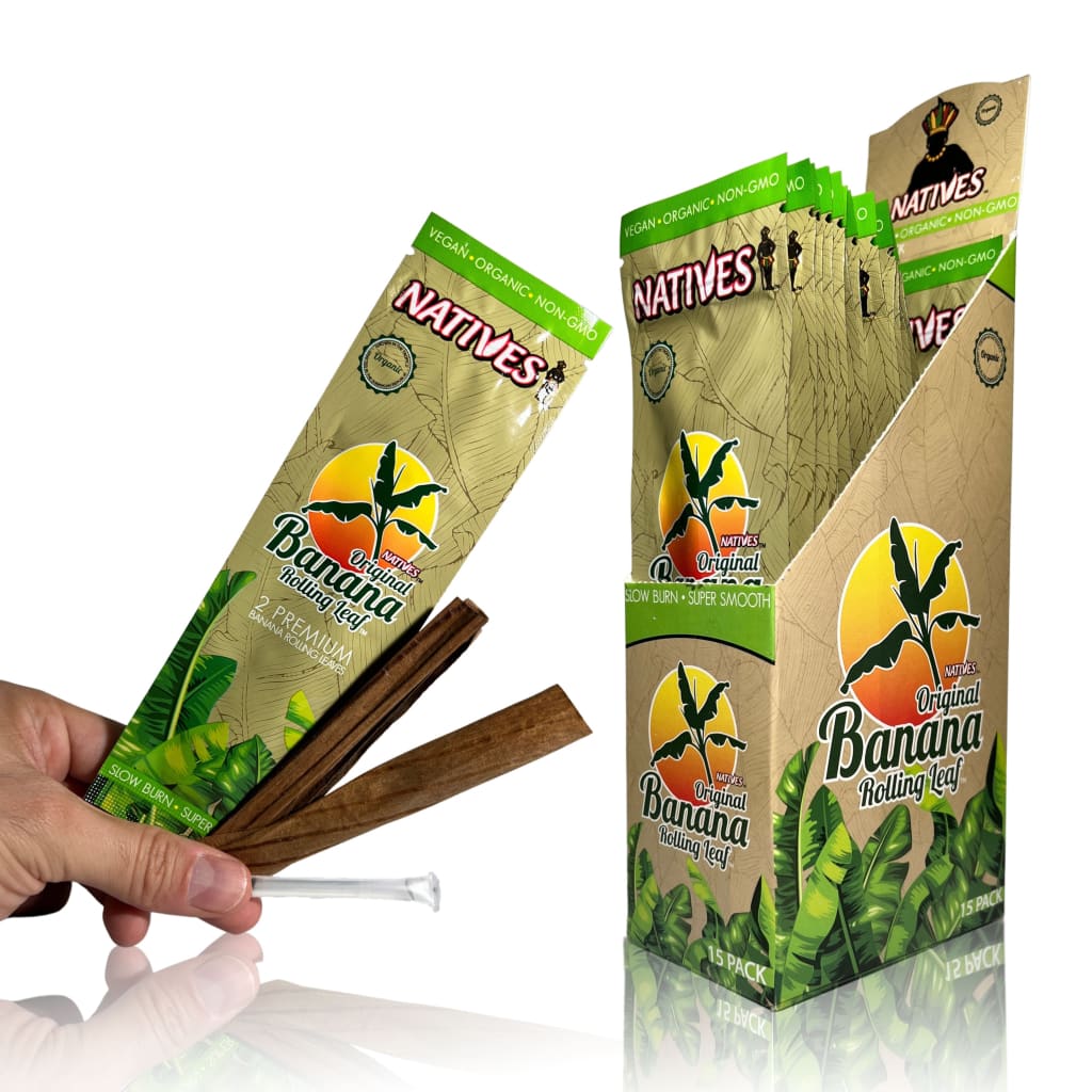 Hoja de plátano original de los nativos