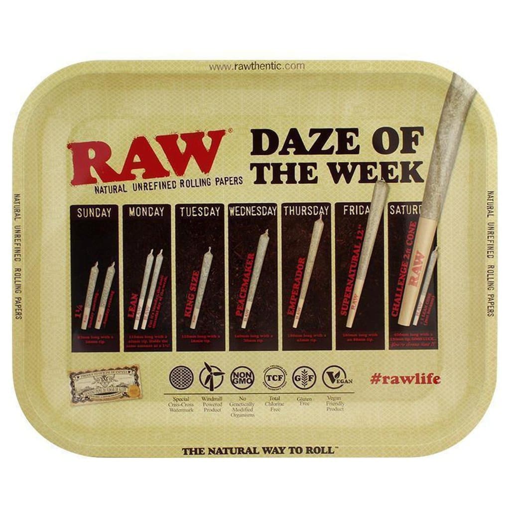 Raw Daze of the Week Rolling Tray