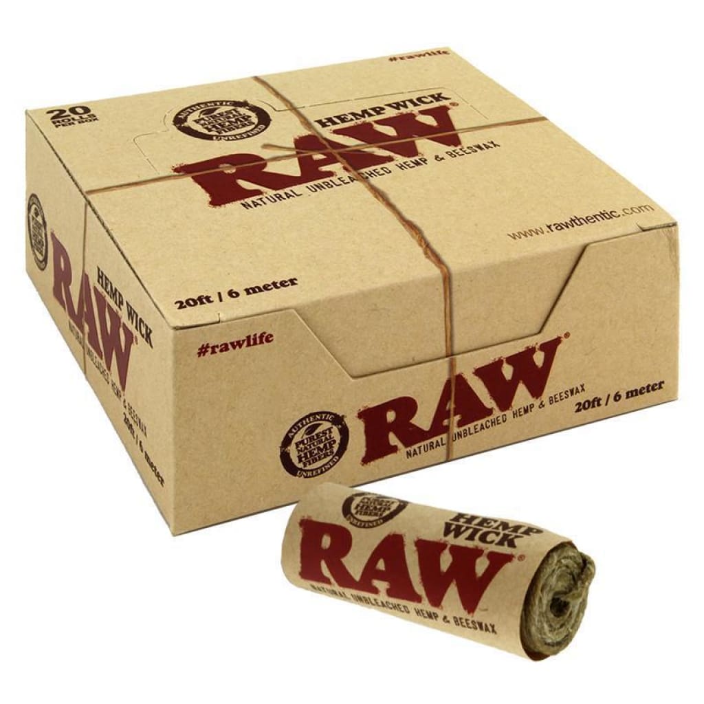 Raw Hemp Wick - 20ft