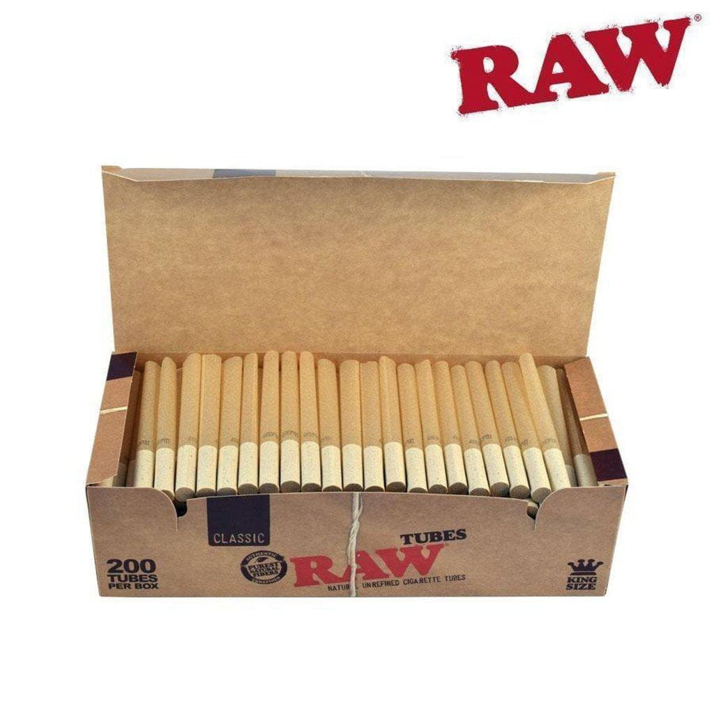 Raw King Size Cigarette Tubes Display Case
