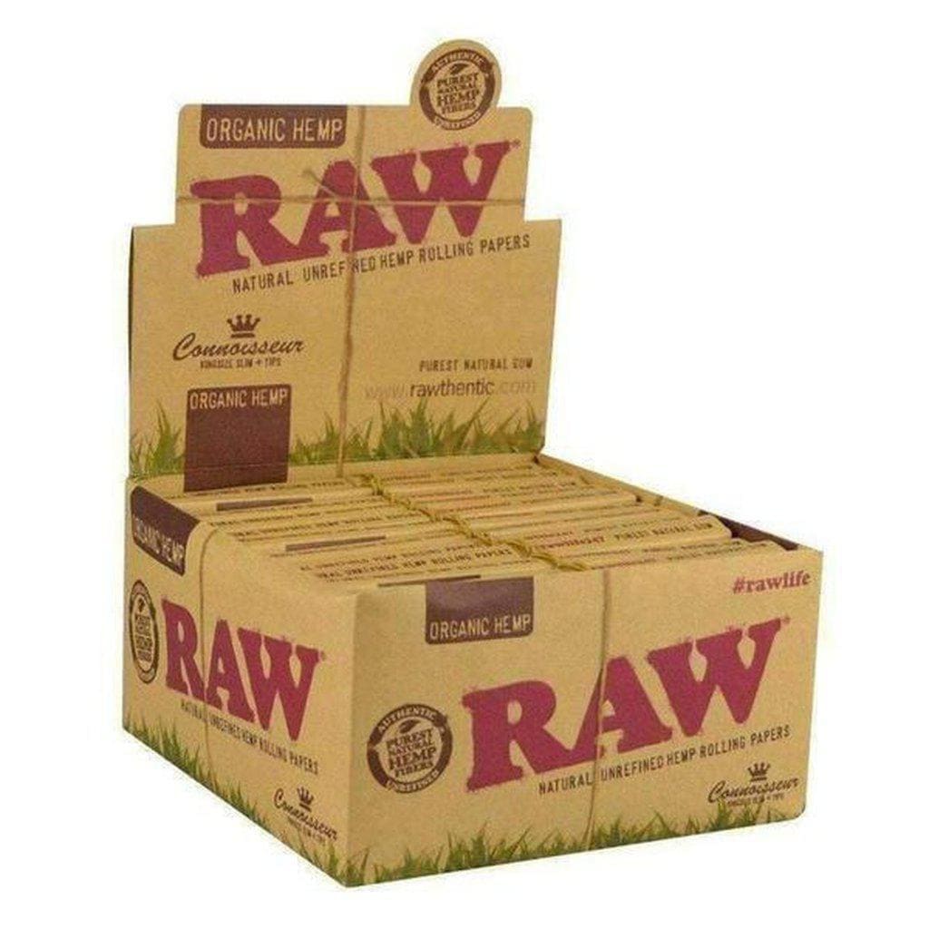 Raw Organic Hemp Connoisseur Kingsize Slim