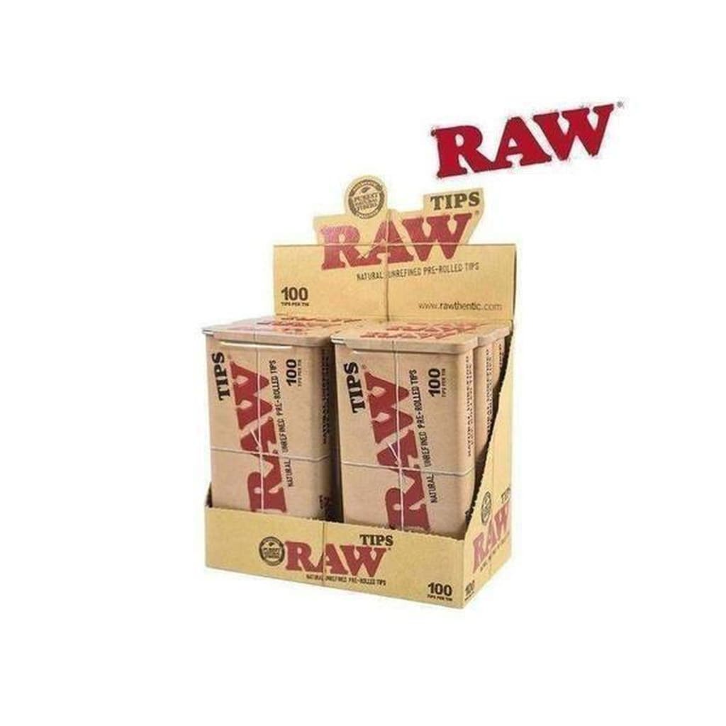 Raw Pre-rolled Tips Tin