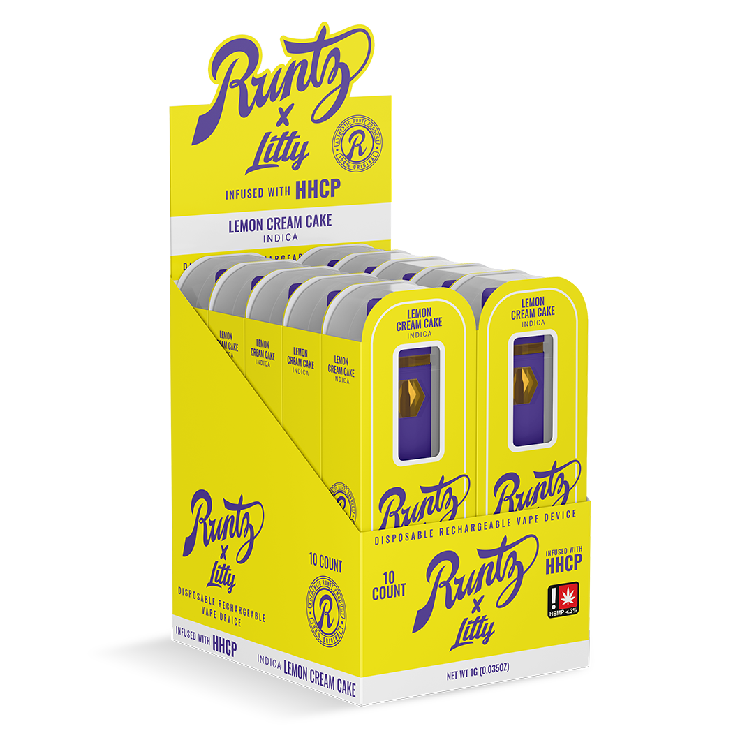 RUNTZ X LITTY - LEMON CREAM CAKE - 10PK - INDICA