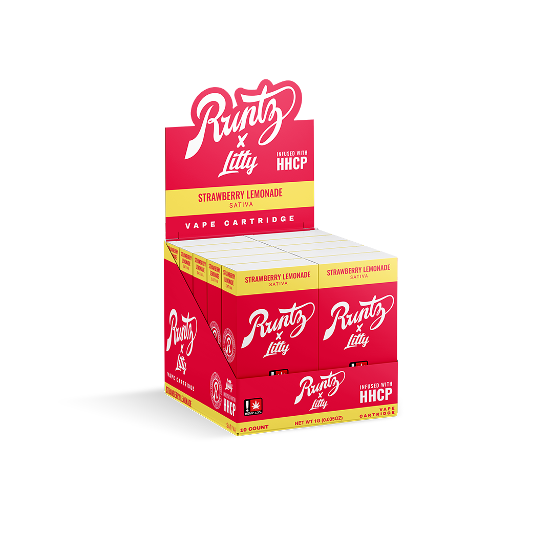 RUNTZ X LITTY - STRAWBERRY LEMONADE - CARTRIDGE - 10PK - SATIVA