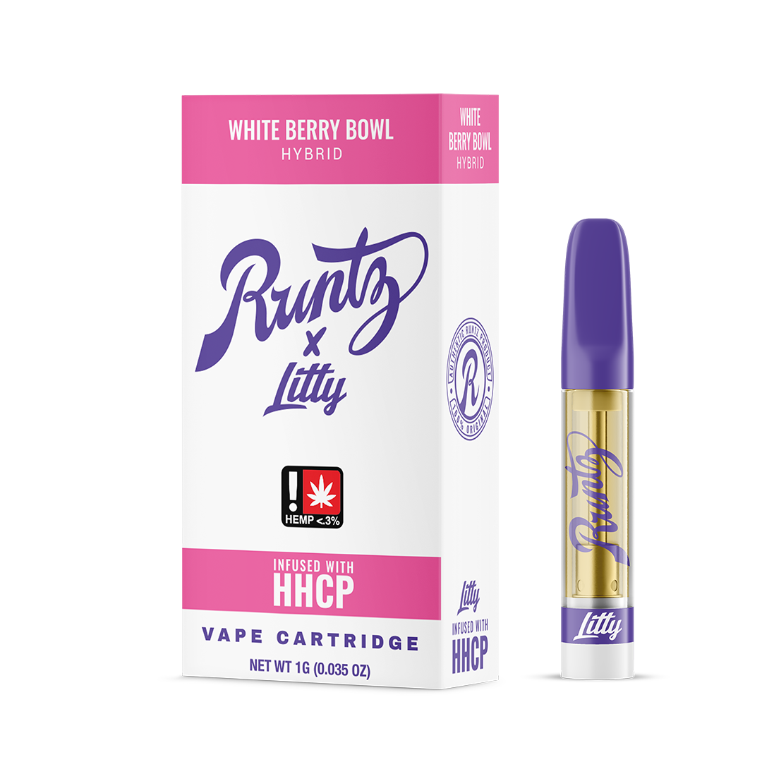 RUNTZ X LITTY - CUENCO DE FRUTAS BLANCAS - CARTUCHO - 10PK - HÍBRIDO